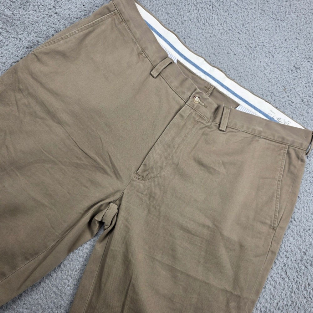 Polo Ralph Lauren Mens Khaki Classic Fit Chino Pants Size 38x30 Missing Button